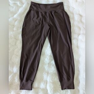 Old Navy Active Powersoft Go Dry High Rise Jogger // Brown